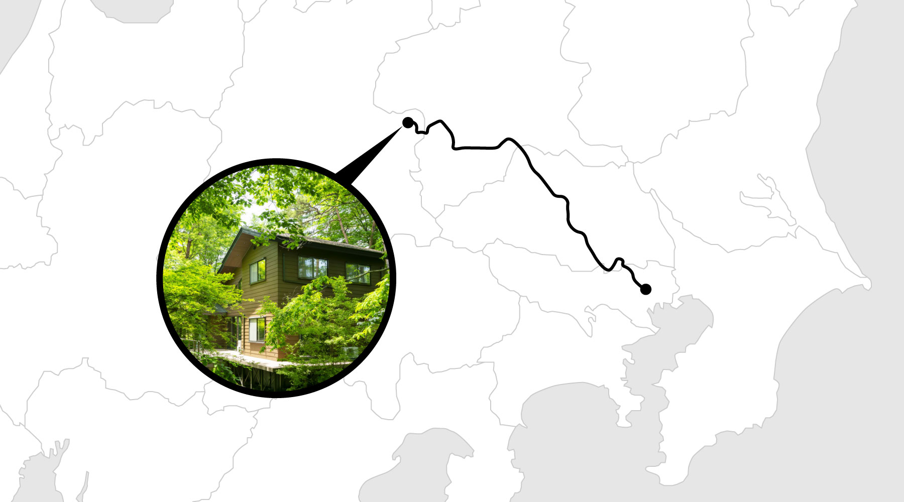 軽井沢アクセス地図