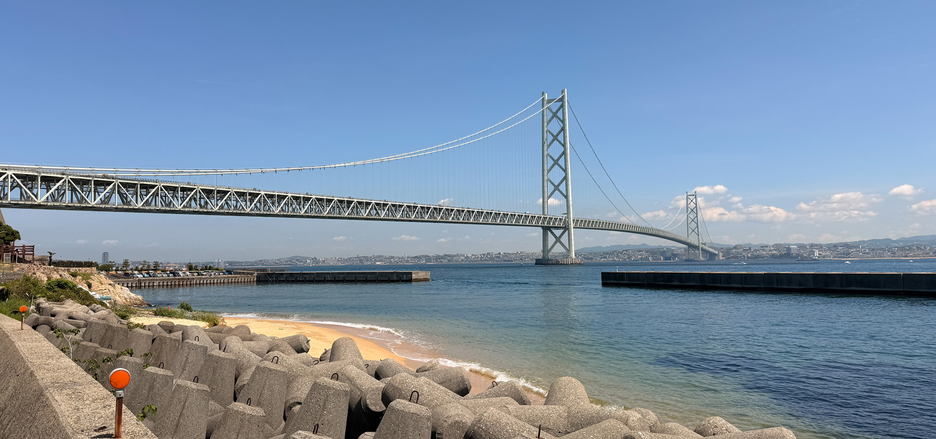 明石海峡大橋の眺望