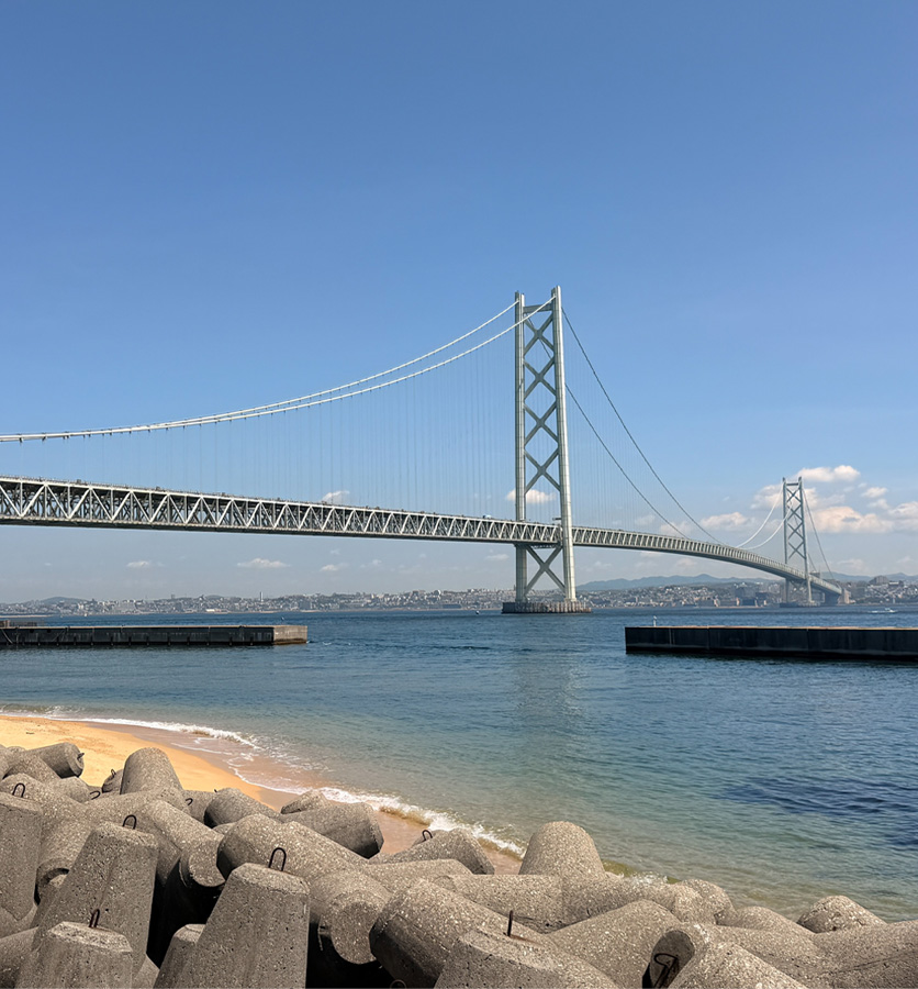 明石海峡大橋の眺望
