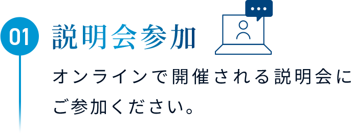 説明会参加