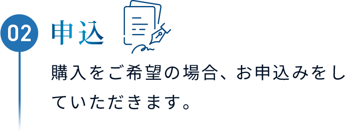 申し込み